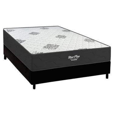 Imagem de Cama Box Casal + Colchão Ortopédico Inovaflex Star