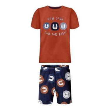 Imagem de Conjunto Infantil Menino Manga Curta Alakazoo Ref. A0054-Masculino