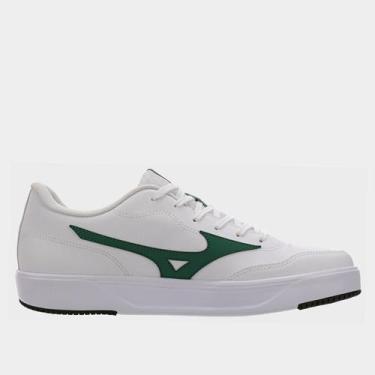 Imagem de Tênis Mizuno City Wall Masculino, Branco, Verde, 41