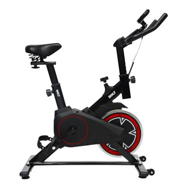 Imagem de Bicicleta Ergométrica Spinning BOLT F1 com Roda de inércia de 4 Kg. silenciosa, resistente e ajustável; assento e guidão reguláveis; Ideal para seus treinos.