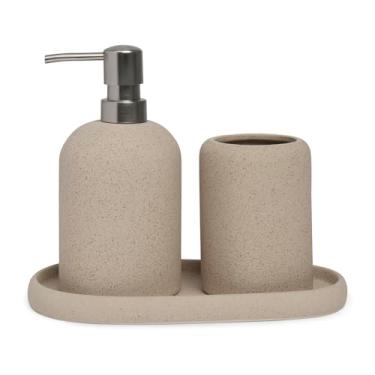 Imagem de KIT 3 EM CERÂMICA PARA BANHEIRO - Mart