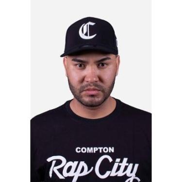 Imagem de Boné Aba Curva Collab Starter X Compton Logo Fechado FlexFit-Unissex