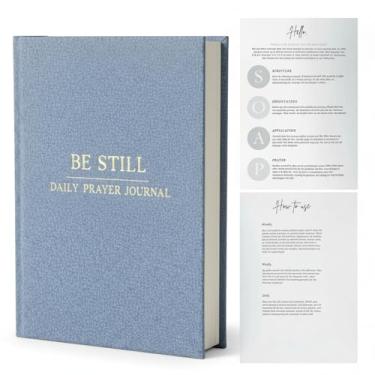 Imagem de ilohaus Diário bíblico e diário de oração para mulheres e homens | Diário cristão para reflexão e notas da igreja | Diário bíblico feminino, diário de oração para homens, presente de diário de notas