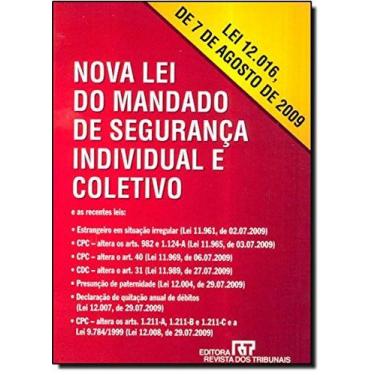 Imagem de Nova Lei de Mandado de Segurança - REVISTA DOS TRIBUNAIS, 3