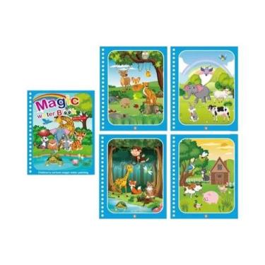 Imagem de Livro Mágico De Desenho Com Água Para Crianças, Brinquedo De Colorir E
