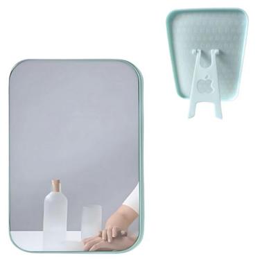 Imagem de Espelho Retangular de Mesa com Suporte Maçã para Maquiagem - New Goods