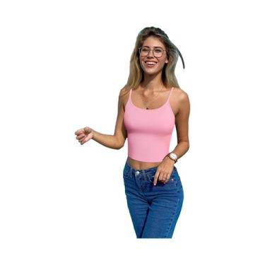 Imagem de Regata Feminina Casual para Verão 2024 - Modelo Envolvente, BR-M, Doce