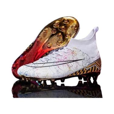 Imagem de Chuteiras De Futebol Masculinas De Cano Alto Profissionais Para Treino