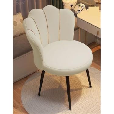 Imagem de Cadeira de maquiagem - Banco confortável de longo prazo com encosto e almofada para quarto, sala de estar, escritório - ideal para beleza e cuidados pessoais