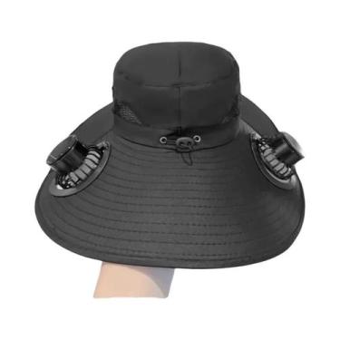 Imagem de Chapéu Bucket De Secagem Rápida Tamanho Grande Para Homens Com Ventila