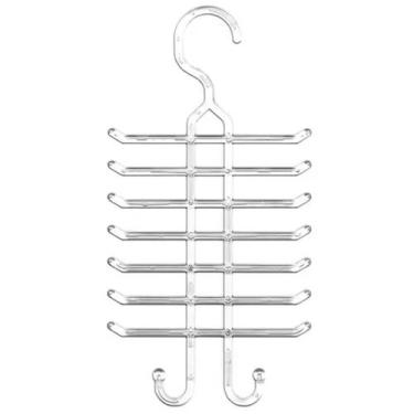 Imagem de Kit 10 Cabides para Gravatas Cintos Organizadores Closets Guarda-Roupa