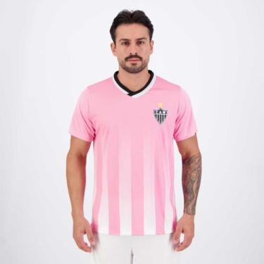 Imagem de Camisa Atlético Mineiro Flora Rosa - Braziline, M