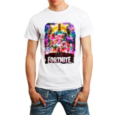 Imagem de Camiseta fortnite games jogos camisa masculina lançamento 01 - DESIGN 