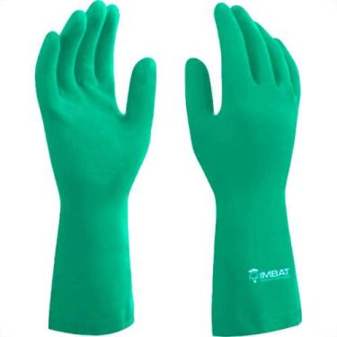 Imagem de Luva Latex Imbat Forrada Verde 10