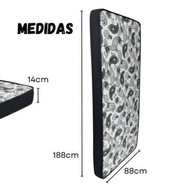 Imagem de Colchão Solteiro D28 Espuma Ortopédica Conforto e Sustentação Ideal 18