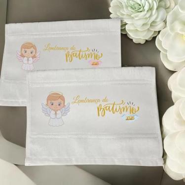 Imagem de Toalha batizado batismo estampado pronta entrega - YASHOP