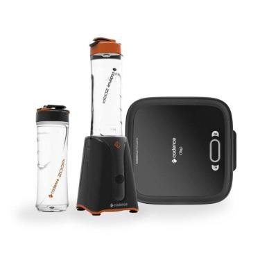 Imagem de Kit Sanduicheira Cadence San400 Com Liquidificador Blender Preto/laranja 127 V