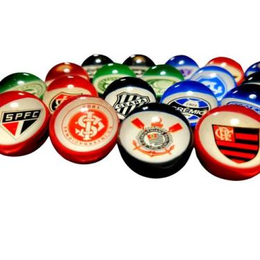 Imagem de Bolas FUTEBOL BRASILEIRO Melhor presente criativo coleção 25 times sem
