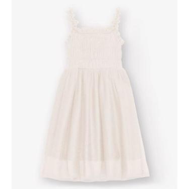 Imagem de Vestido Menina Cotton Leve Trick Nick Bege, 12, Bege