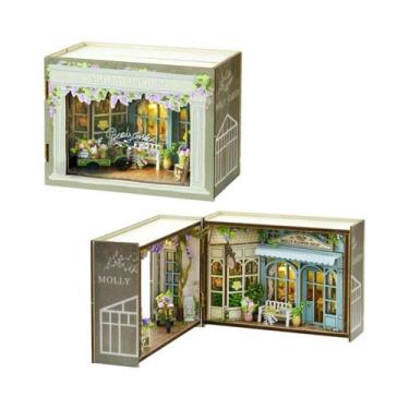 Imagem de Kit De Casa De Bonecas Mini DIY, Conjunto De Quebra-Cabeça 3D, Decoraç