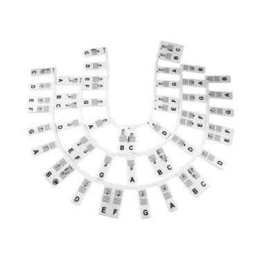 Imagem de Adesivos De Notas Removíveis Para Teclado De Piano 61/88 Teclas Com Gu