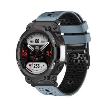 Imagem de Pulseira Esportiva De Silicone Respirável Para Huami Amazfit T-Rex 3 T