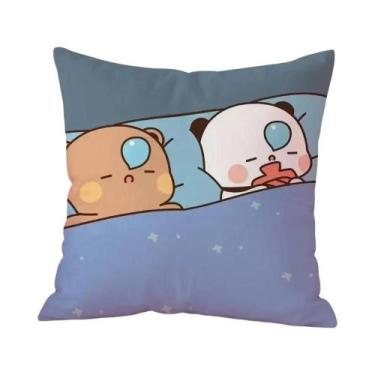 Imagem de Capa De Almofada Bubu Dudu Com Estampa Estampada Para Sala De Estar, C