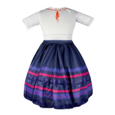 Imagem de Fantasia Luisa Encanto Madrigal Vestido de Menina Infantil - Fantasias