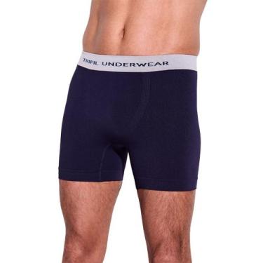 Imagem de Cueca Boxer Microfibra - Trifil, Marinho, M