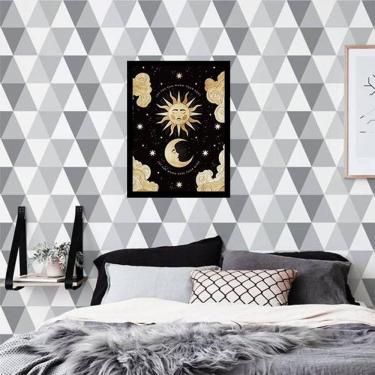 Imagem de Quadro Decorativo Sol e Lua
