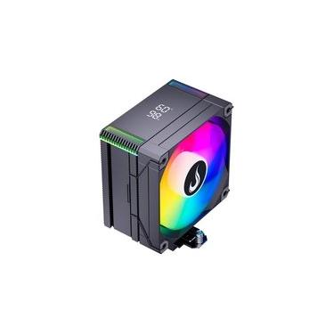 Imagem de Air Cooler Gamer Rise Mode Temp 6 Black, ARGB, AMD e Intel, 120mm, Preto - RM-ACT6-ARGB-B