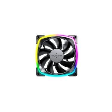 Imagem de Ventoinha Montech AX120, 120mm, PWM, ARGB, Preto - AX120 PWM Black