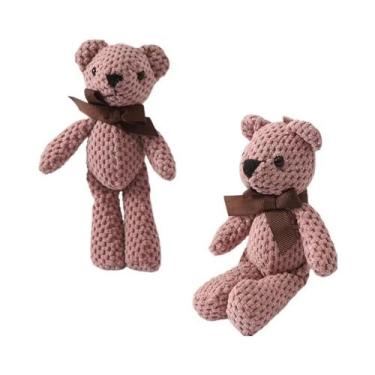 Imagem de Urso De Pelúcia Fofo De 15CM, Brinquedo De Pelúcia, Boneca Chaveiro Pa