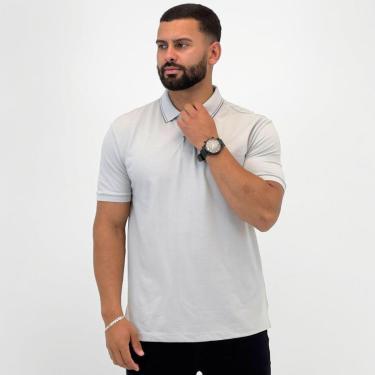 Imagem de Camisa Polo Individual Slim Manga Curta Masculina-Masculino