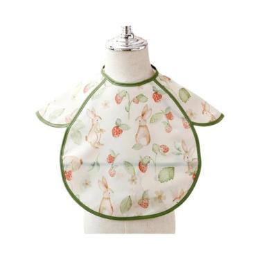 Imagem de Babador Impermeável Para Bebê, Cobertura Total Do Corpo, Sem Mangas, B