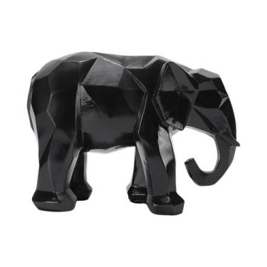 Imagem de Escultura De Elefante Em Resina Feita À Mão 3D Presente De Casamento Ú