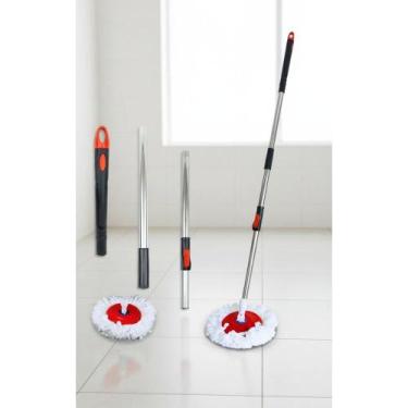 Imagem de Cabo Extensor Mop 140cm 180 Vermelho/Preto: Limpeza Fácil! - Congratul