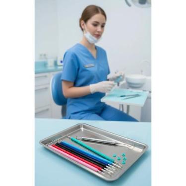 Imagem de Elásticos Ortodônticos Coloridos: 10 Cores + Aplicador - Congratulatio