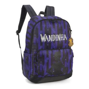 Imagem de Mochila Wandinha Addams Escolar Passeio Original Teen Girls - Luxcel, 