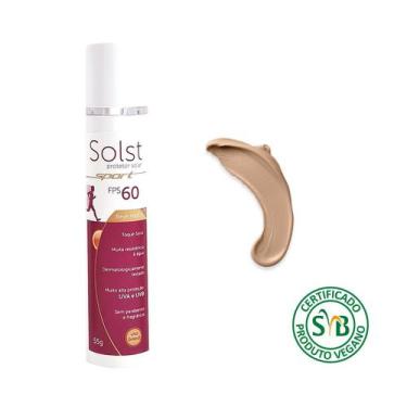 Imagem de Solst Sport FPS 60 Protetor Solar Toque Seco Bege Médio 55g - Axigram 