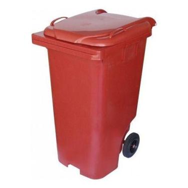 Imagem de Lixeira Contentor Plástico 240l Rodas 200mm Sem Pedal - Higipack