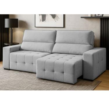 Imagem de Sofa 4 Lugares Retratil Reclinavel 250cm Veludo Village Ferguile