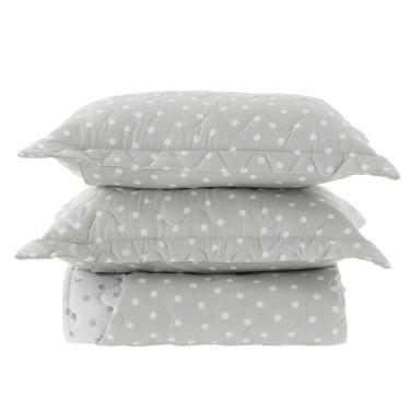 Imagem de Jogo Cobre Leito New Innovi King 100% Algodão 180 Fios Kacyumara - Poa Nick