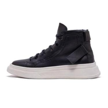 Imagem de Tênis Confortável Cano Alto Até 46 Albus Avalon em Couro-Masculino