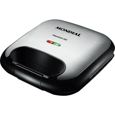 Imagem de Grill e Sanduicheira Mondial Premium Inox S-25 750W 