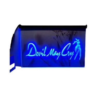 Imagem de Letreiro De Neon LED 3D Esculpido Devil May Cry Arte De Parede Para De