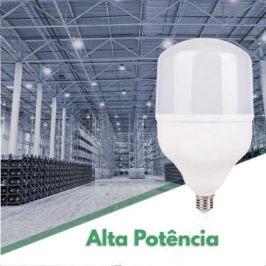 Imagem de Lâmpada Bulbo E27 Led Bivolt Branco Frio 20w 30w 40w 50W 6500K - Anxin