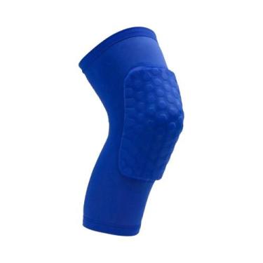 Imagem de Joelheiras Elásticas Com Suporte De Patela Em Espuma De Colmeia Para B