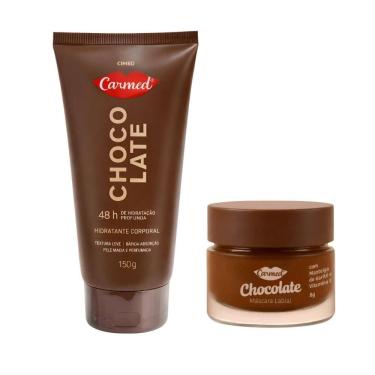 Imagem de Kit Carmed Chocolate: Hidratante Corporal 150g e Máscara Labial