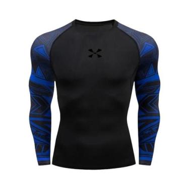 Imagem de Camiseta De Compressão Slim Fit Para Homens Cody Lundin, Roupa Para Na